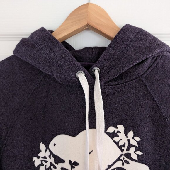 Roots Cooper Kanga sweatshirt hoodie purple size XS - Picture 2 of 16